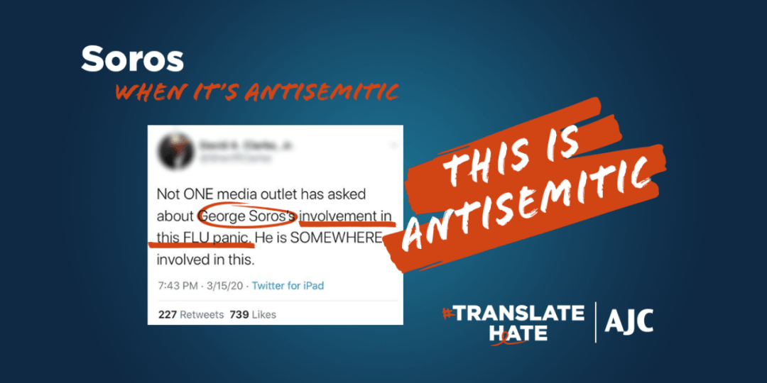 Antisemitism and George Soros