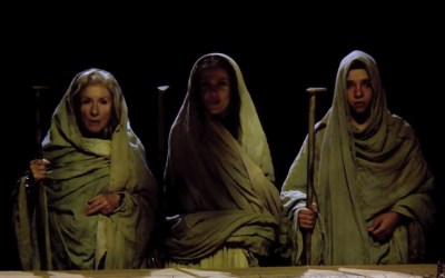 Shakespeare’s Weird Sisters in “Fair is Foul and Foul is Fair” starring 3 Ivy Presidents